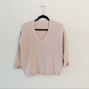 MADEWELL blush pink sweater